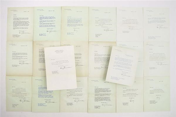- Stunning Harry S. Truman Presidential Letter Collection (25)