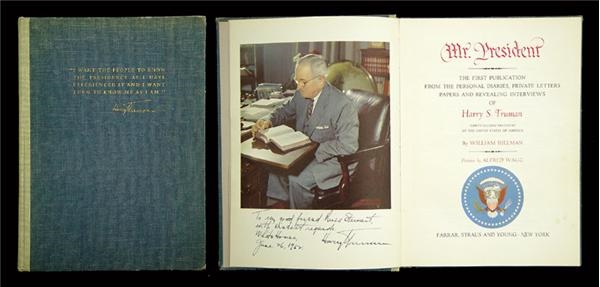 - Spectacular Harry S. Truman Signed Autobiography