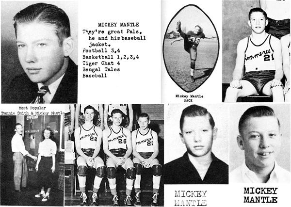 The Seth Poppel Yearbook Library - Mickey Mantle High School Yearbooks (3)