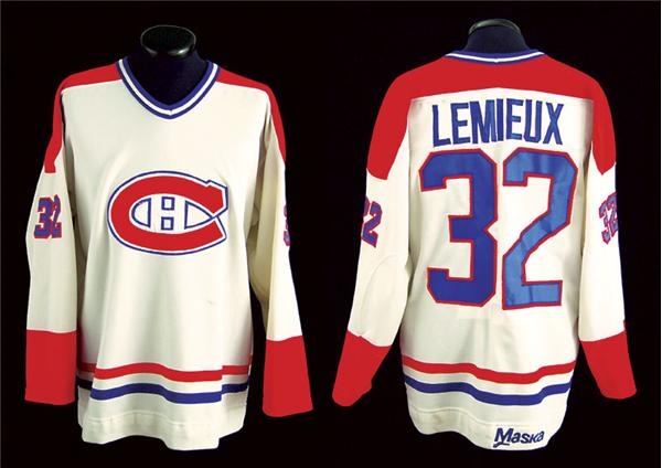 - 1983-84 Claude Lemieux Rookie Game Worn Jersey