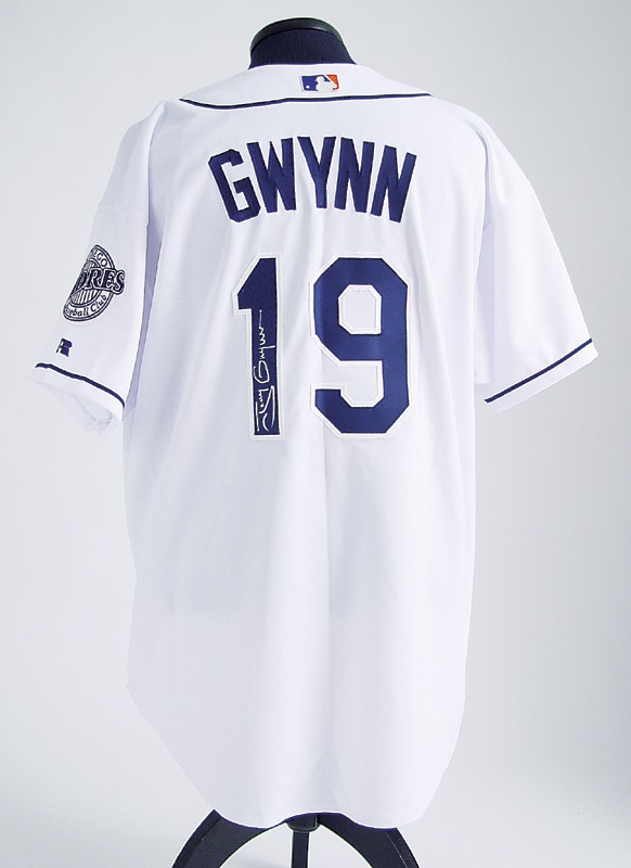 - Tony Gwynn Autographed Game Used Jersey