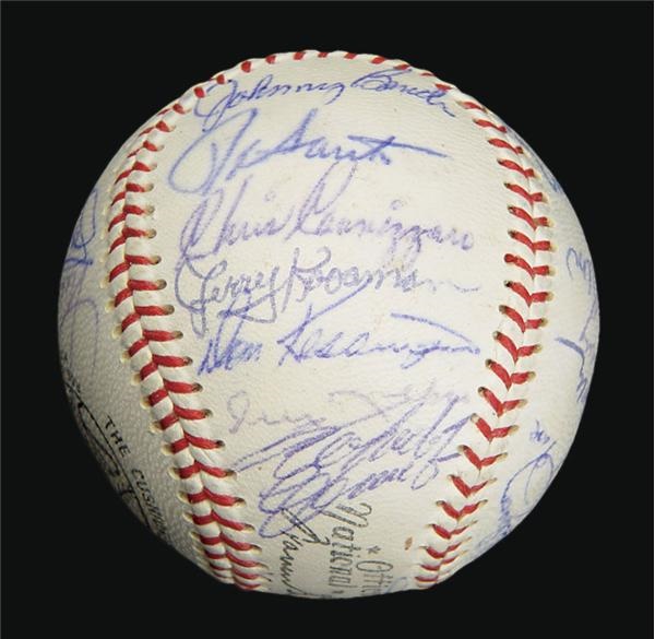 - 1969 National League All Stars Team Signed Baseball