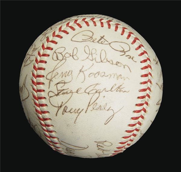 - 1968 National League All Stars Team Signed Baseball