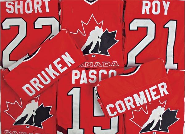 - 1996-97 Team Canada National Team Game Worn Jerseys (24)