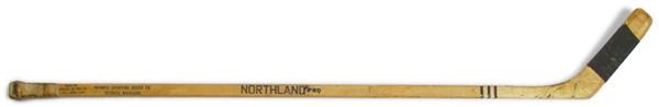 Hockey Sticks - 1960’s Stan Mikita Game Used Rookie Era Northland Stick