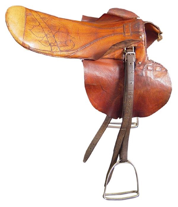 Horse Racing - Red Pollard's Seabiscuit Saddle