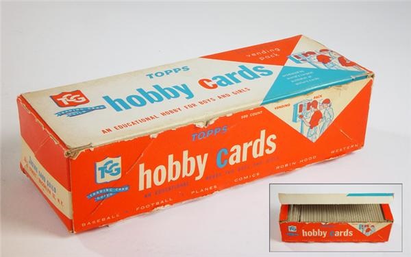 Non-Sports Cards - 1958 Topps T.V. Western Vending Box