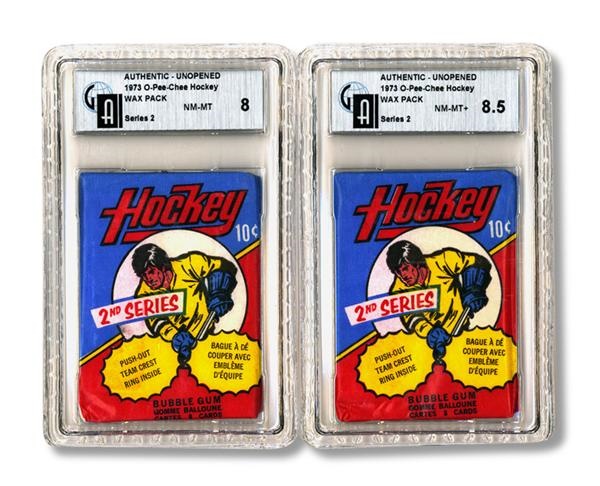Unopened Cards - 1973/74 OPC Hockey Series 2 Packs (7)