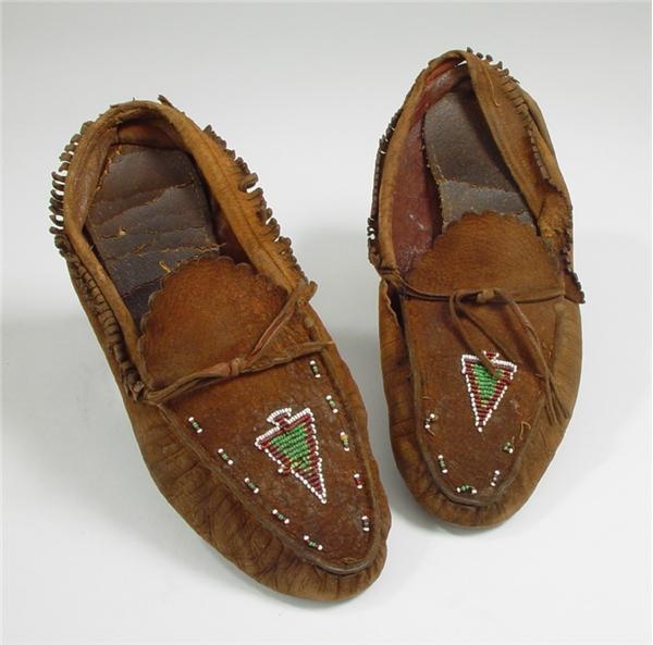 - Jim Thorpe’s Personal Indian Moccasins
