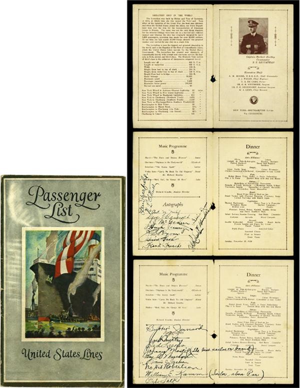 Baseball Autographs - 1924 New York Giants - Chicago White Sox World Tour Collection