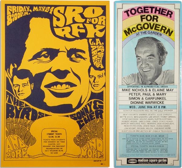 - 1960s Rock Concert Political Posters