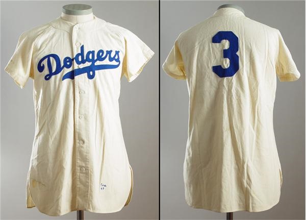 Dodgers - 1949 Billy Cox Game Used Uniform