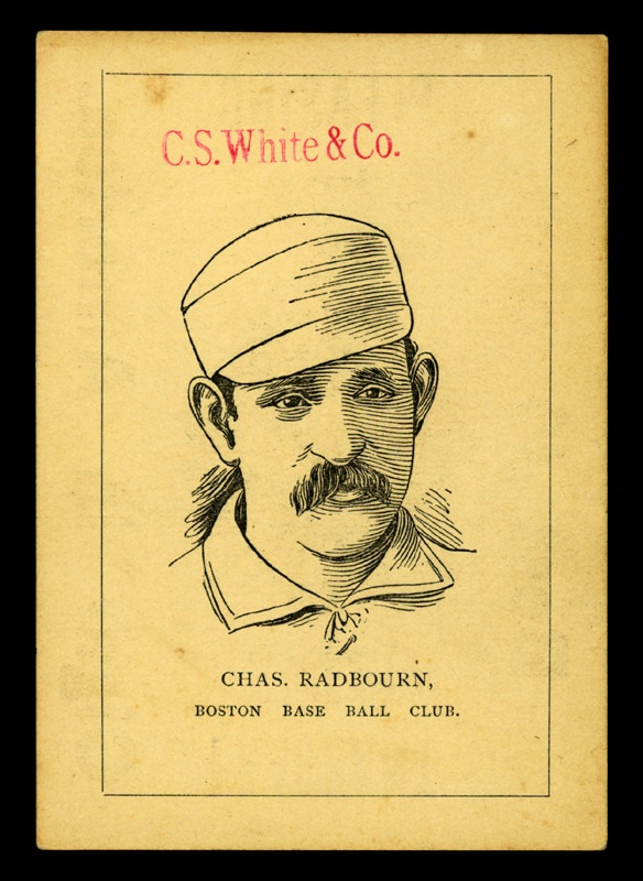 - 1889 Hoss Radbourn Diamond S Cigar Card