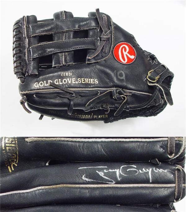 Baseball Equipment - Tony Gwynn Game Used Glove