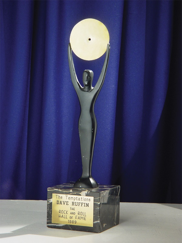 Music Awards - Temptations David Ruffin Rock n' Roll Hall of Fame Award (14")