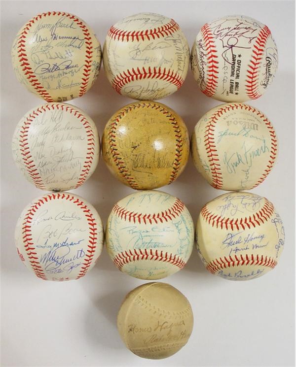 - Championship and Unusual Signed Baseball Collection (19)