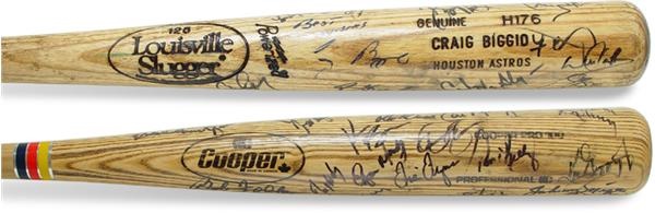 Baseball Autographs - 1992 All-Star Game Used Team Signed Bats (2)