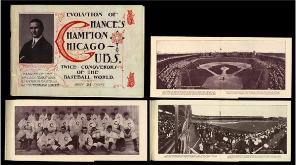 - Chance’s 1907 Champion Cubs Album with Panoramas