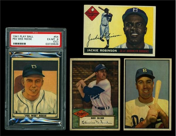 - Brooklyn Dodger Baseball Card Collection (18)