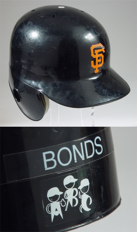 - Barry Bonds Game Used Batting Helmet