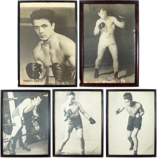 Muhammad Ali & Boxing - 1930s-40s Boxing Display Photos from Boston Restaurant (6)