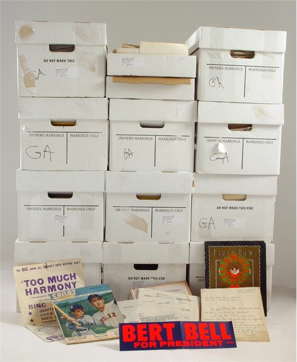 The Bert Bell Collection - Bert Bell Gigantic Personal Archive