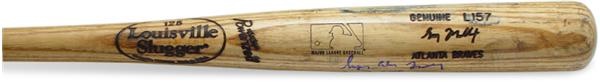 - 2000 Greg Maddux Autographed Game Used Bat (34”)