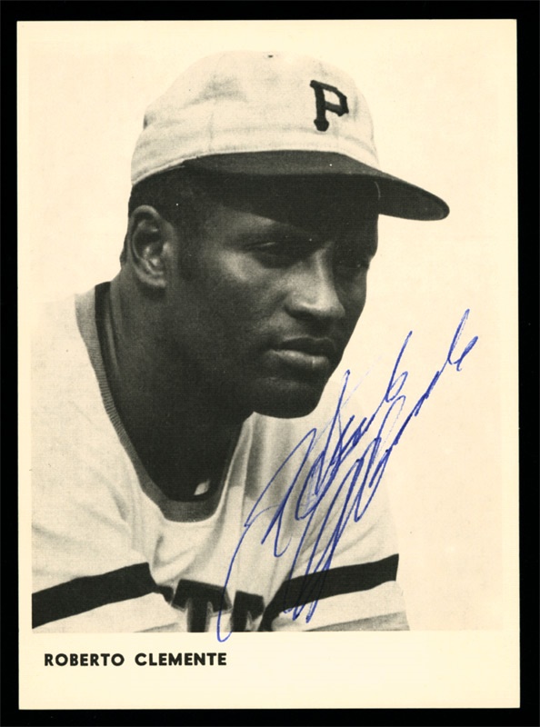 - Roberto Clemente “Autograph Sunday” Signed Photo