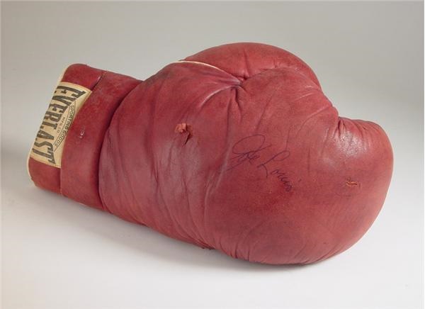 Muhammad Ali & Boxing - Joe Louis Signed Glove
