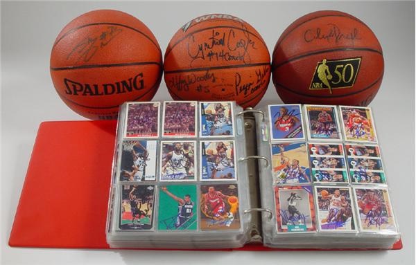 Huge Basketball Autograph Collection