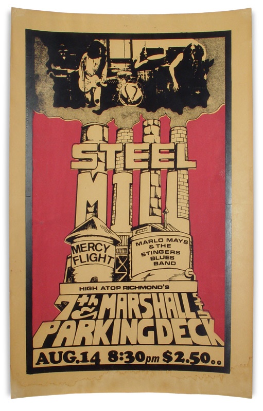 - Bruce Springsteen Steel Mill Poster (14"x22.5")