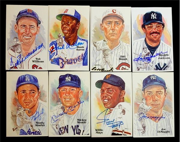 Signed & Unsigned Perez Steele Cards