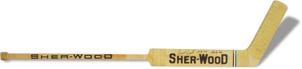 Bernie Parent 1974 Stanley Cup Final Game Winning Stick