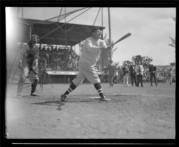 1935 Babe Ruth Boston Braves Debut Original Negative