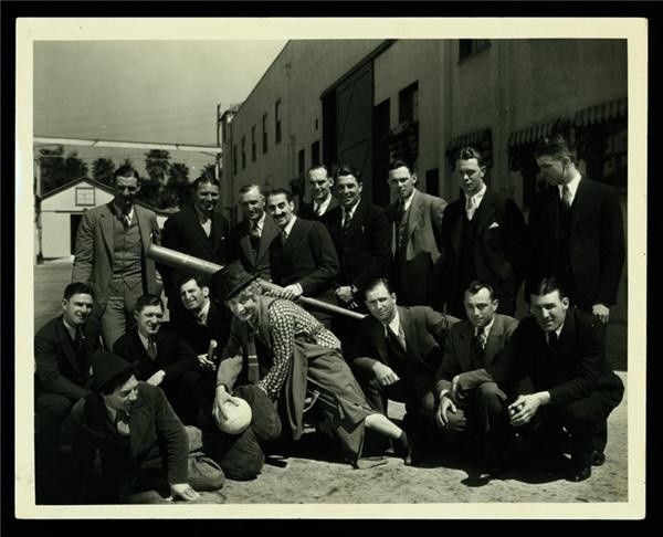 The Marx Brothers Meet the 1932 N.Y. Giants Publicity Still