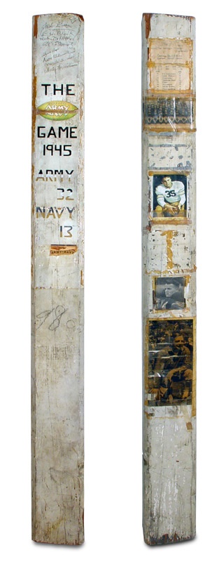 1945 Army vs.Navy Signed Goal Post (62")