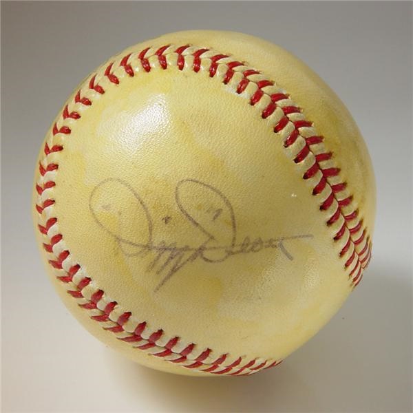 Single Signed Baseballs - Dizzy Dean Single Signed Baseball