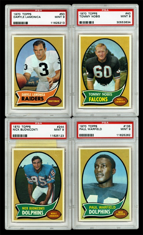 1970 Topps Football Set with (43) PSA
