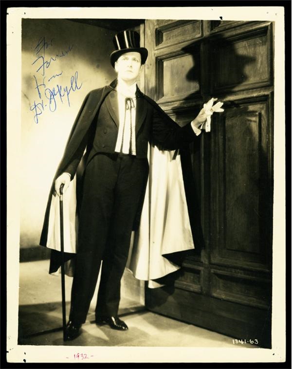 - 1932 Frederic March Dr. Jekyll Signed Photograph