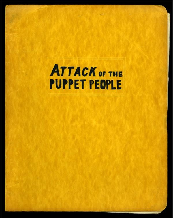 - 1958 <i>Attack of the Puppet People</i> Original Shooting Script