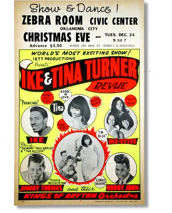 - 1963 Ike & Tina Turner Revue at Zebra Room Civic Center