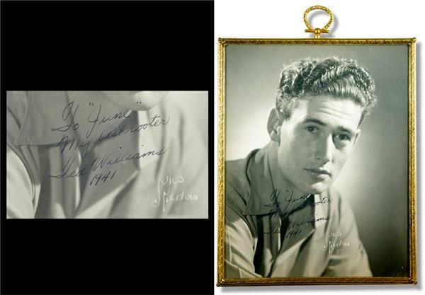 - 1941 Ted Williams Vintage Signed Photograph