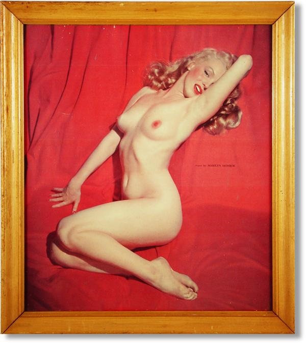 - Rare 1950s Marilyn Monroe Nice Cardboard Calendar Photo