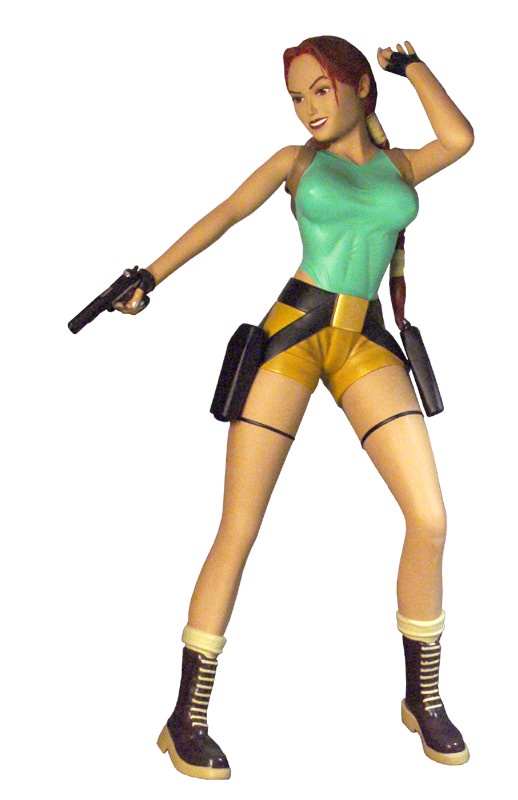 - Lara Croft Life Size Store Display from the original <i>Tomb Raider 
</i>