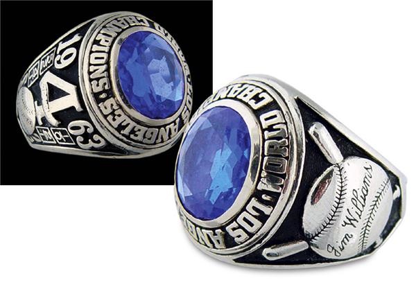- 1963 Los Angeles Dodgers World Championship Ring