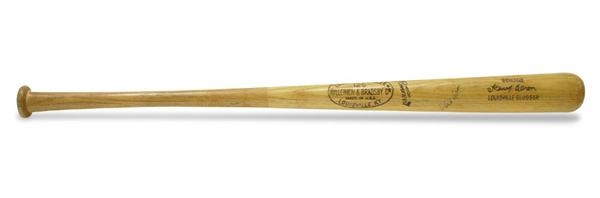 Hank Aaron - 1973-75 Hank Aaron Autographed Game Used Bat (34")