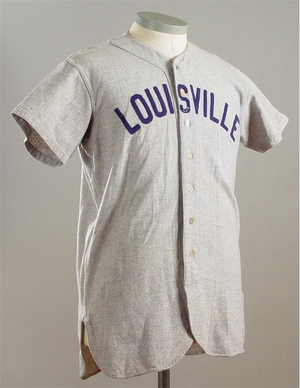 - 1941 Johnny Pesky Game Worn Louisville Colonels Jersey