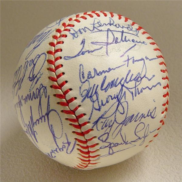 - Mint 1970 Boston Red Sox Team Signed Baseball w/ Tony C.