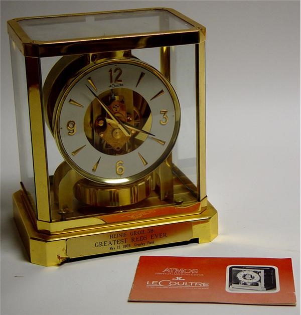 - 1969 Ceremonial Atmos Clock honoring Heine Groth