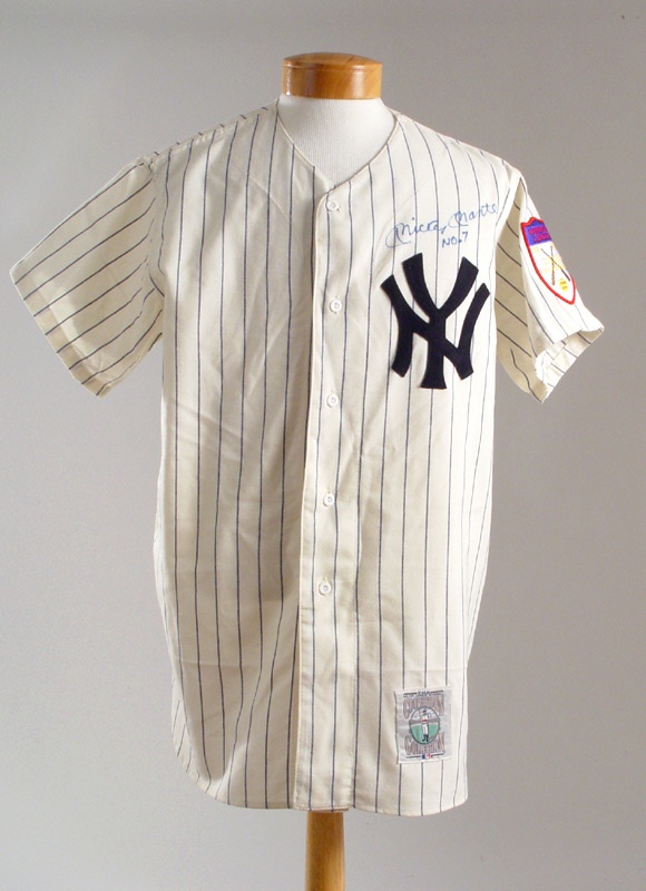 - Mickey Mantle Autographed Jersey